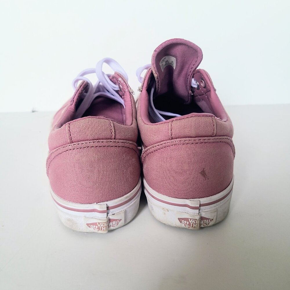 Vans Off The Wall Old Skool Pink/True White Skate Sneakers Women's Size 7 - Picture 5 of 10